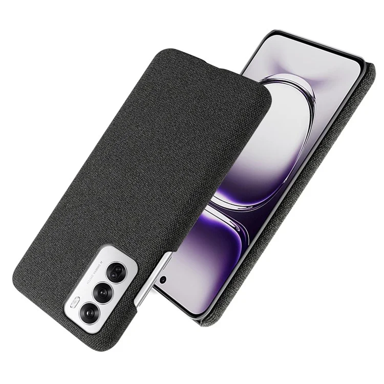 Для Oppo Reno12 5G (Global) Case Tratle Texture Anti-scarch - Черный