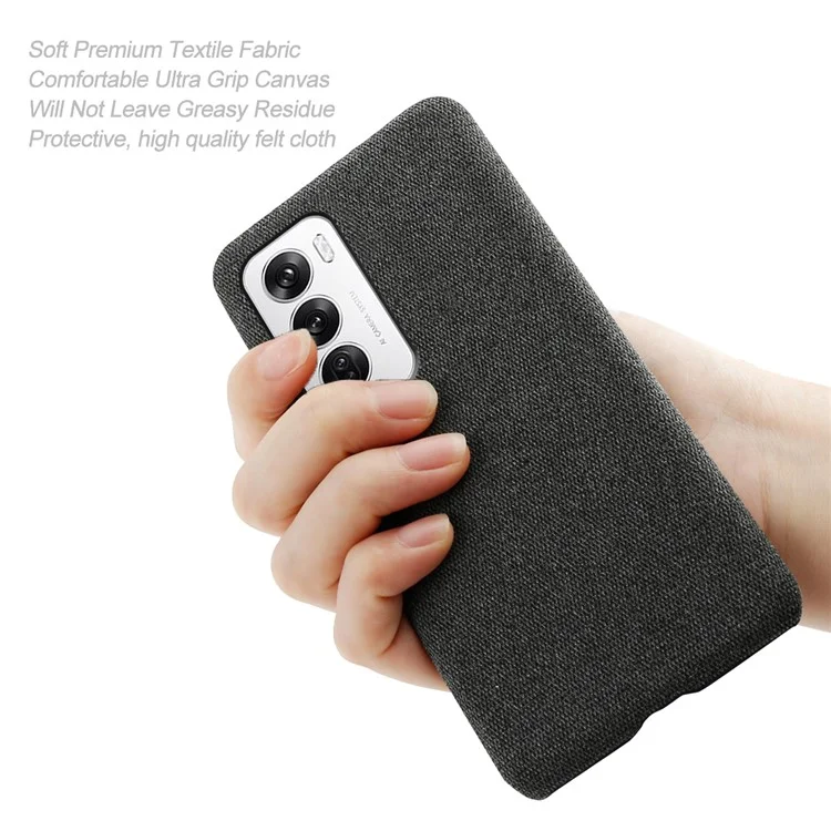Для Oppo Reno12 5G (Global) Case Tratle Texture Anti-scarch - Черный