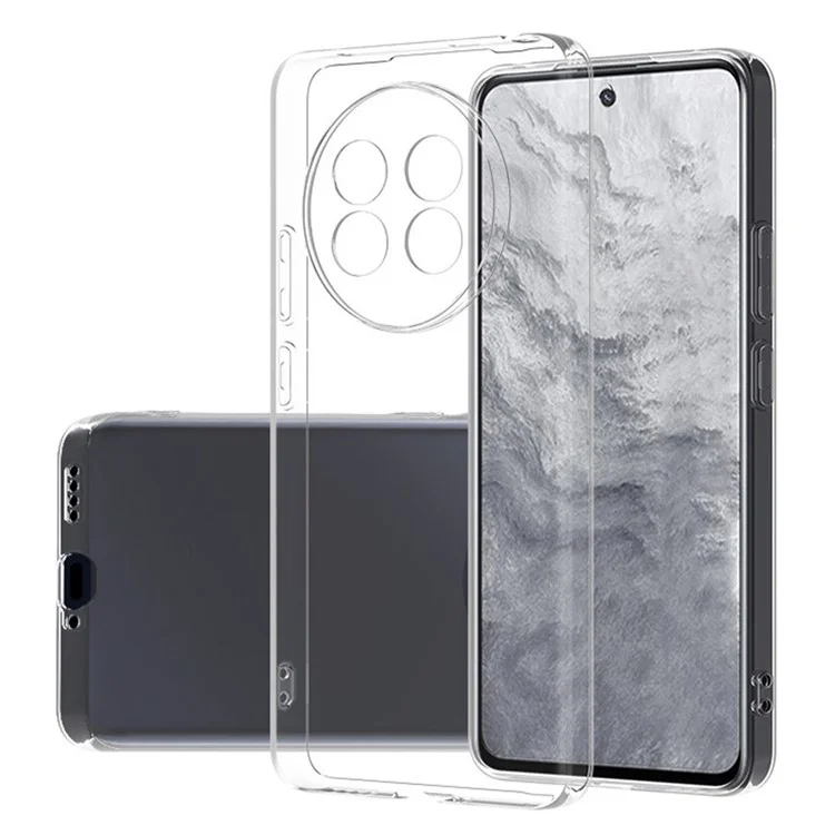 For Realme 13+ 5G / 13 Pro 5G (China) Case Ultra-Thin Flexible TPU Clear Phone Cover