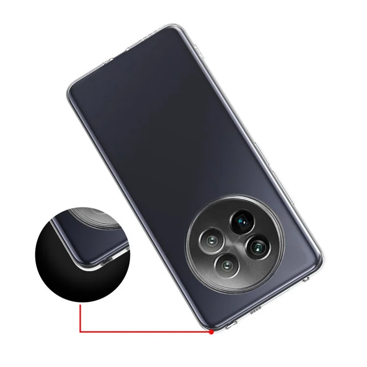 For Realme 13+ 5G / 13 Pro 5G (China) Case Ultra-Thin Flexible TPU Clear Phone Cover