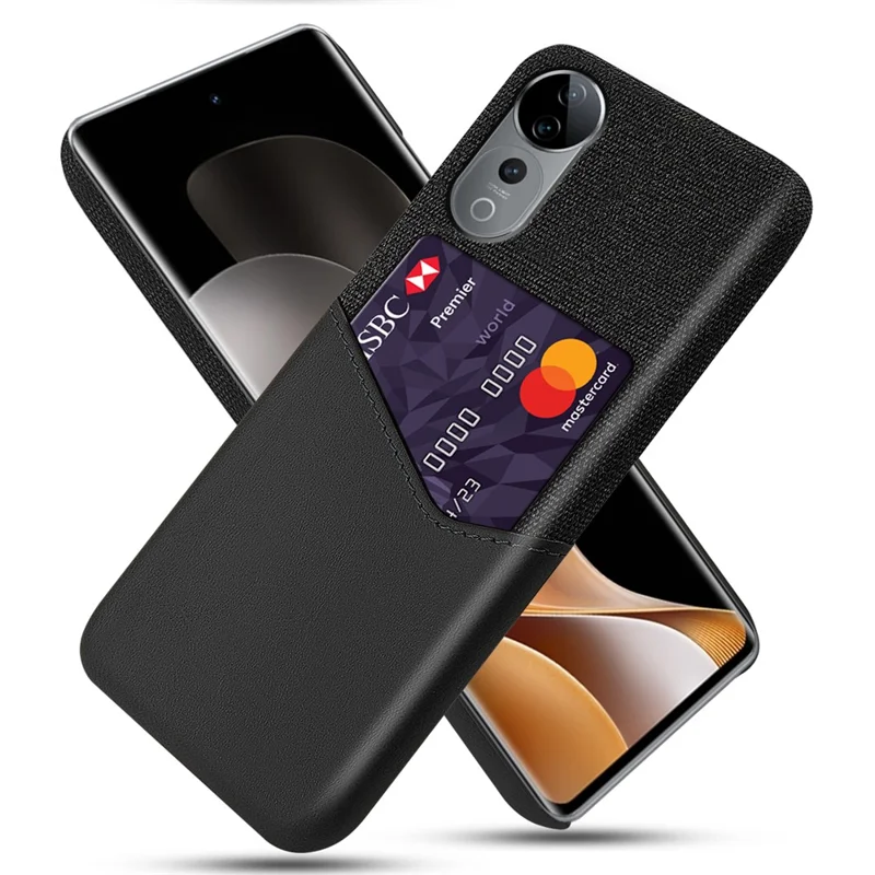 Для Vivo S19 Pro 5G Case Tlass Tempure PU - Черный