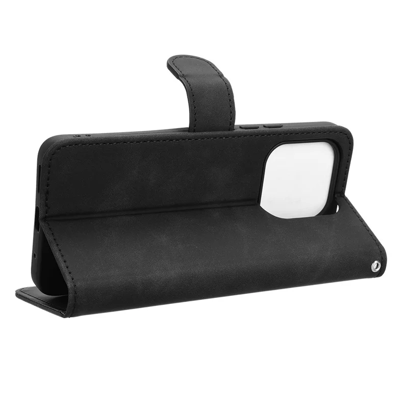 Futerał skórzany do Umidigi G9 5G, miękki na dotyk, antywypadkowy, z portfelem i funkcją folii - Czarny