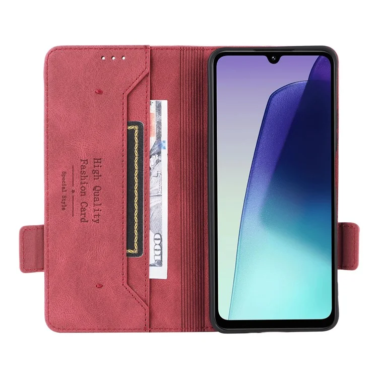 Para Xiaomi Redmi 14C 4G Case de Cuero Flip Phip Cover Con Decoración de Hardware - Rosa