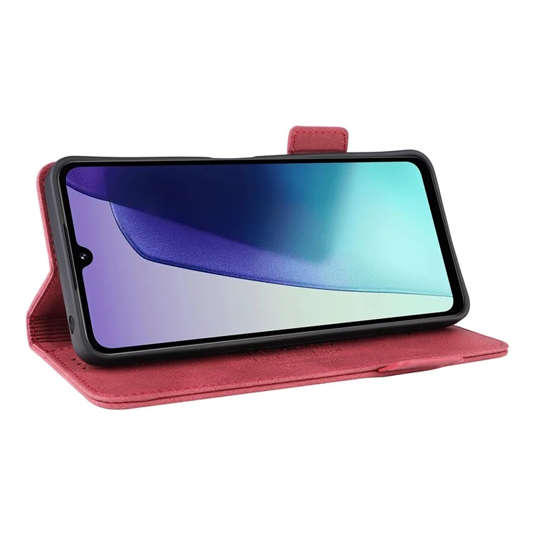 Para Xiaomi Redmi 14C 4G Case de Cuero Flip Phip Cover Con Decoración de Hardware - Rosa