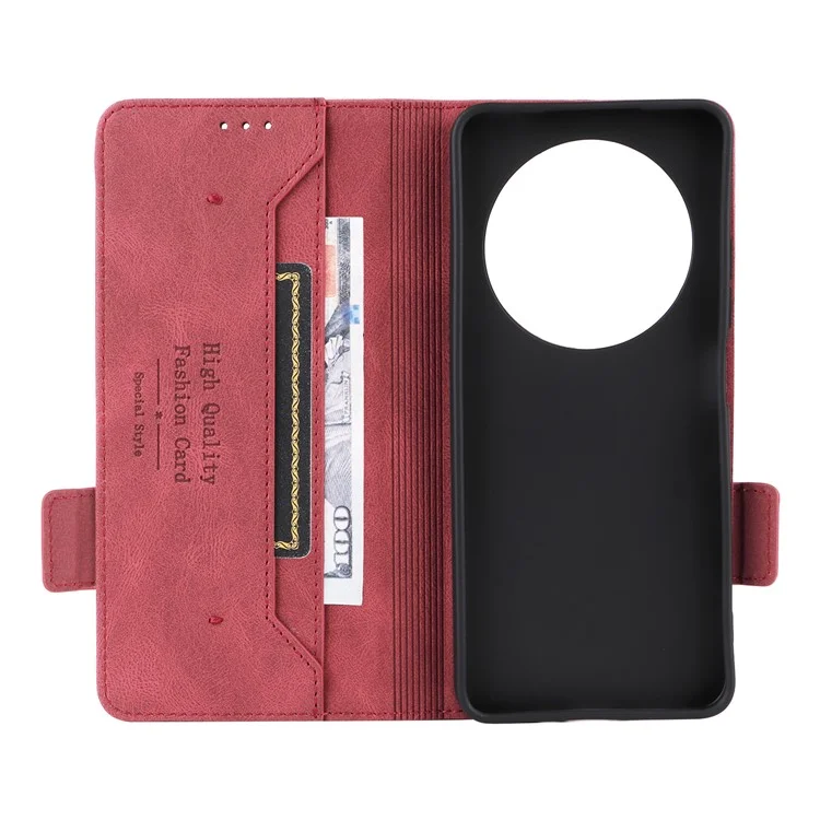Para Xiaomi Redmi 14C 4G Case de Cuero Flip Phip Cover Con Decoración de Hardware - Rosa