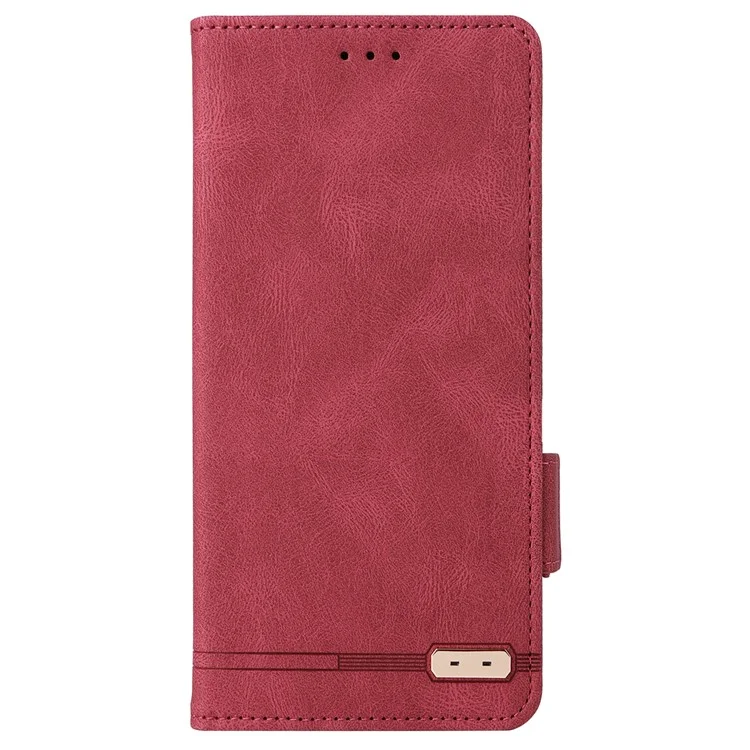 Para Xiaomi Redmi 14C 4G Case de Cuero Flip Phip Cover Con Decoración de Hardware - Rosa
