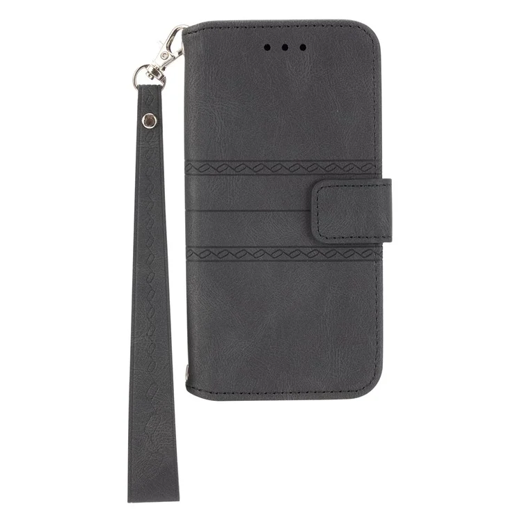 Para Xiaomi 14t Case Wallet PU Cuero Imprimido Patrón de Teléfono Portada - Negro