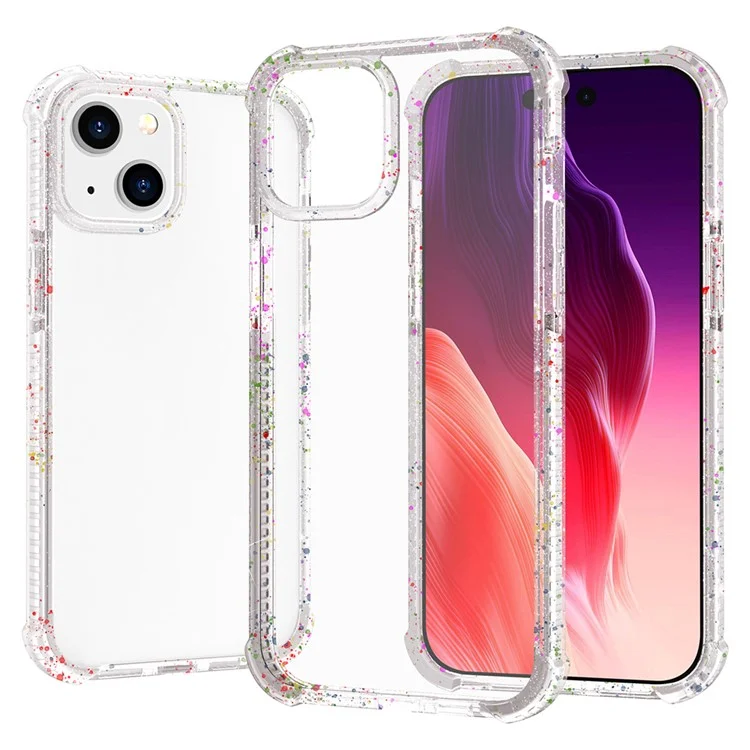 Per Iphone 13 Case Rinforzata Angolare Tpu+tpe+copertura Telefonica Chiara Acrilica