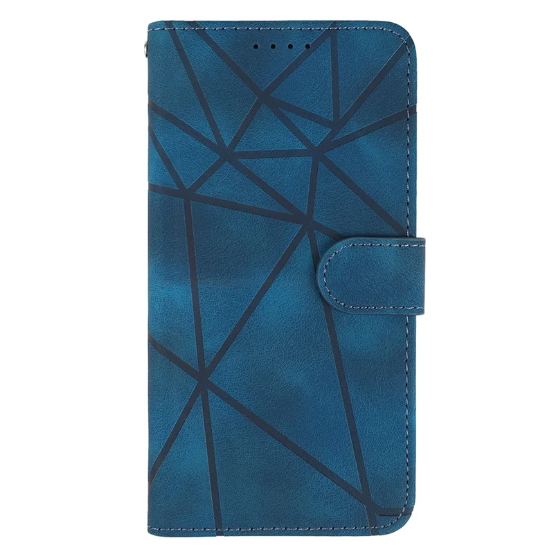 Per Samsung Galaxy A16 Coperchio Pelle Pettura Caso - Blu
