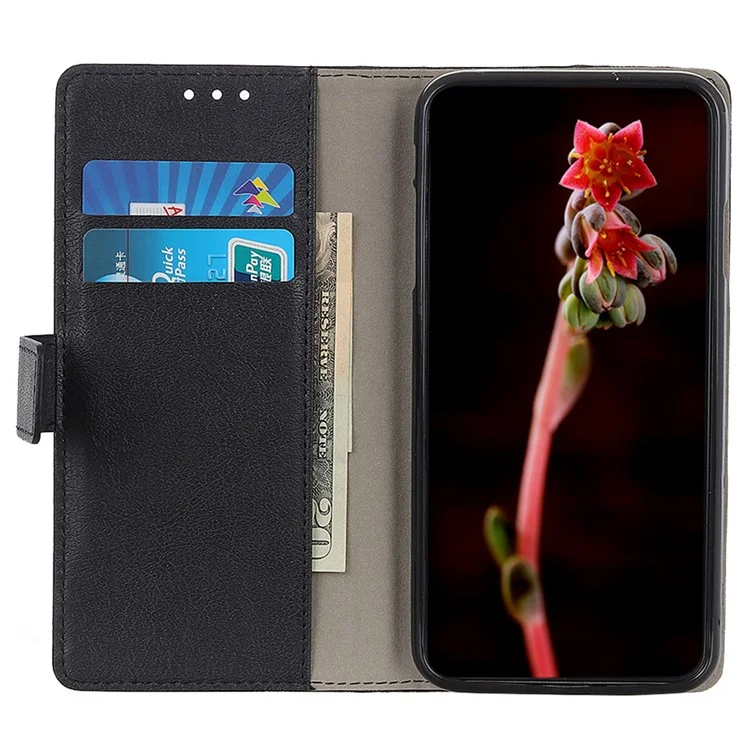 Para la Cubierta Del Teléfono de la Billetera de Cuero Xiaomi 14t Pro Case PU de Cuero - Negro
