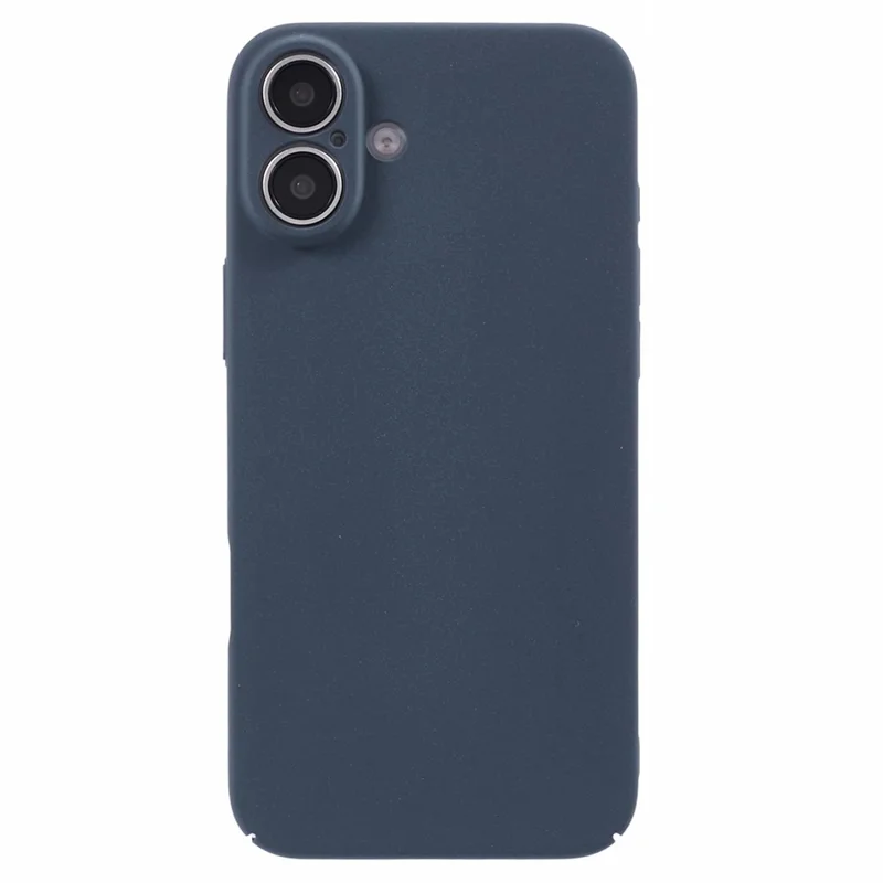 Para Iphone 16 Plus Caso Matte Hard PC Ultra-Slim Cell Tele - Cinza Escuro