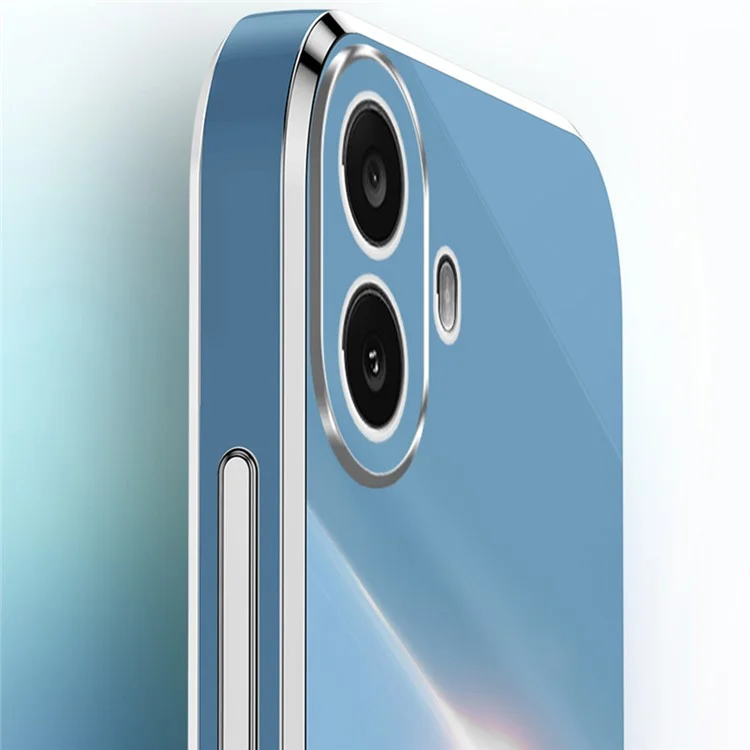 XINLI For Nothing CMF Phone 1 Case Ring Kickstand Electroplating TPU Phone Cover - Cyan