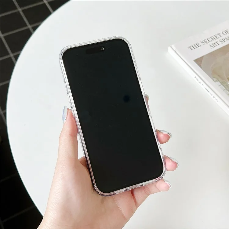 Para Iphone 16 Case Compatível Com MagSafe IMD Gradiente Matte Hard PC Tone - Cinza