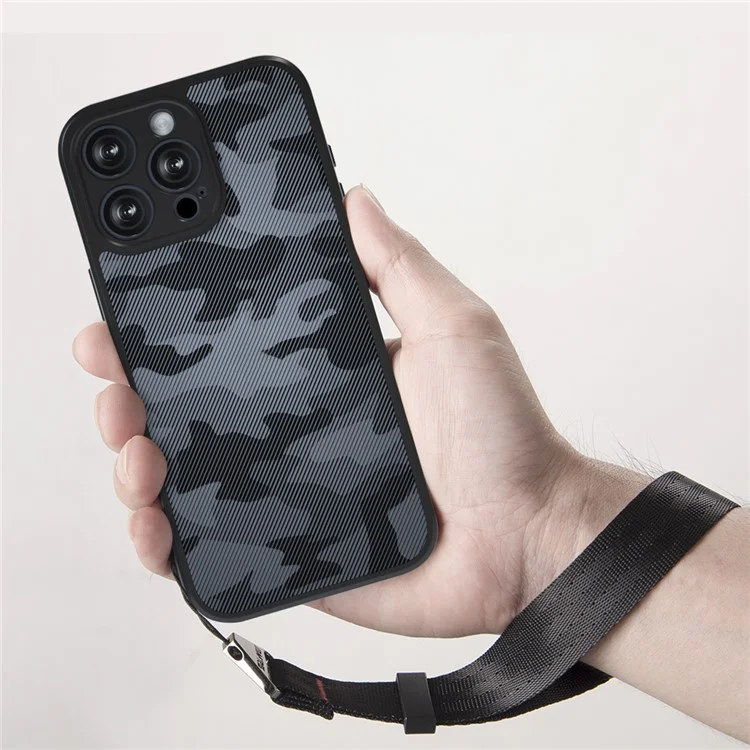 IBMRS For iPhone 16 Pro Max Case TPU + PC Heavy Duty Shockproof Phone Cover Camera Protection - Artistic Camouflage
