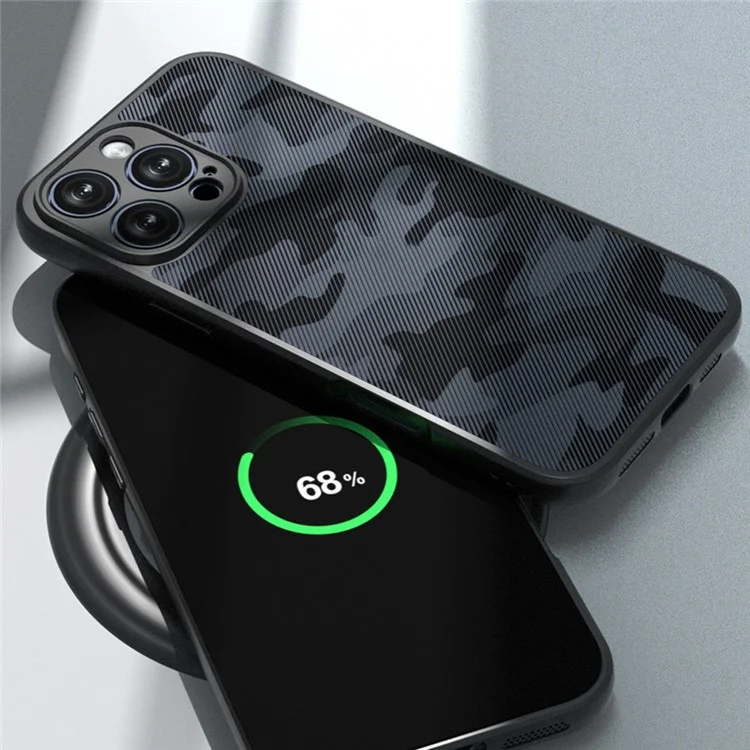 IBMRS For iPhone 16 Pro Case TPU + PC Heavy Duty Shockproof Phone Cover Camera Protection - Artistic Camouflage
