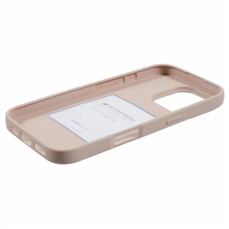 MERCURY GOOSPERY SOFT FEELING Series for iPhone 16 Pro Case Matte Finish TPU Phone Cover - Light Pink