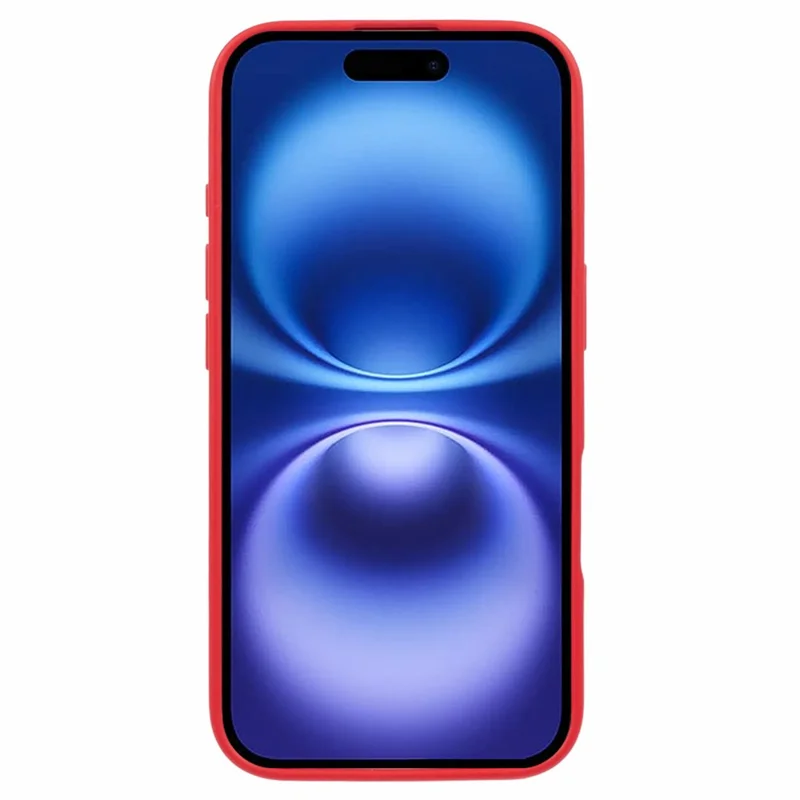 MERCURY GOOSPERY SOFT FEELING Serie per iPhone 16 Custodia Finitura Opaca Copertura Telefonica in TPU - Rosso