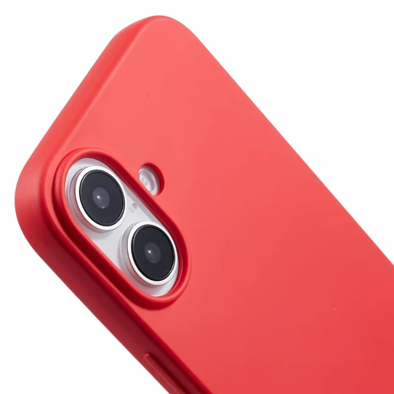 MERCURY GOOSPERY SOFT FEELING Serie per iPhone 16 Custodia Finitura Opaca Copertura Telefonica in TPU - Rosso