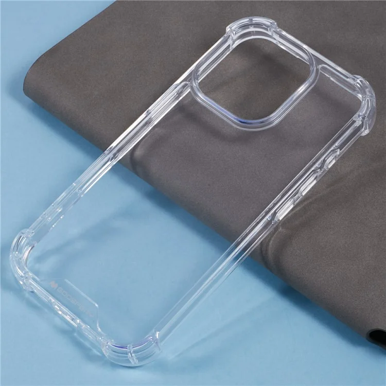 MERCURY GOOSPERY For iPhone 16 Pro Case Reinforced Corners TPU+Acrylic Clear Phone Cover
