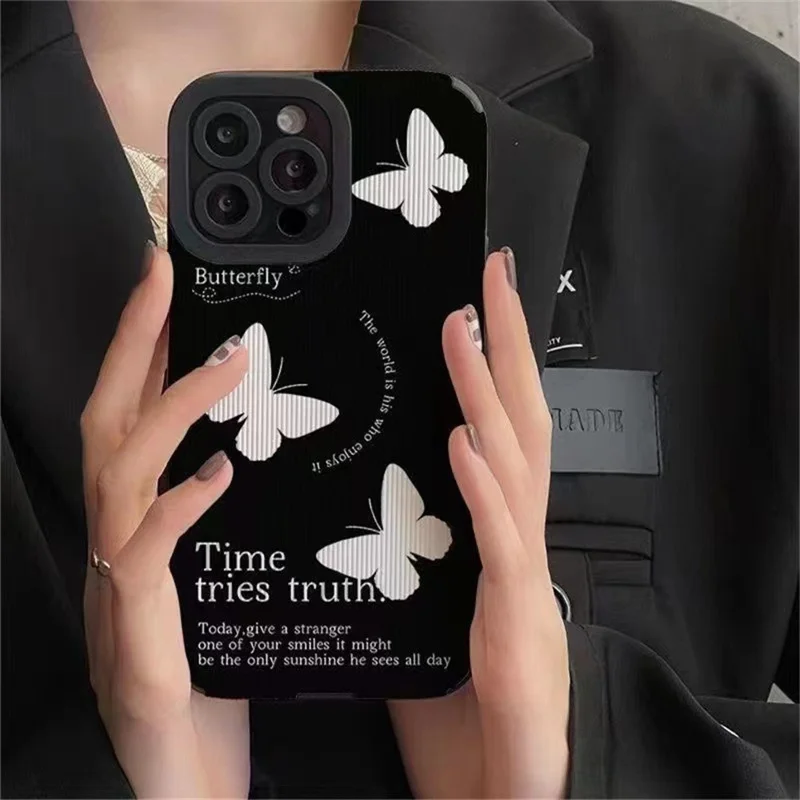 Per Iphone 16 Pro Case Butterfly Pattern Aesthetic Peth Peth+tpu Cover