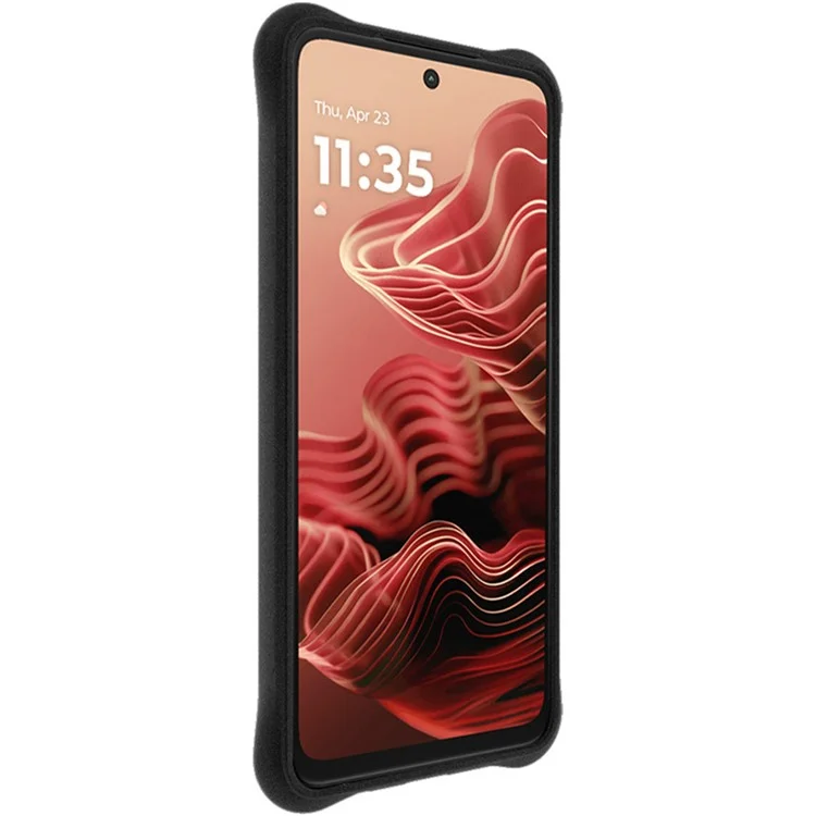 IMAK For Motorola Moto G35 5G Case TPU Phone Cover Airbag Shockproof Protection - Black