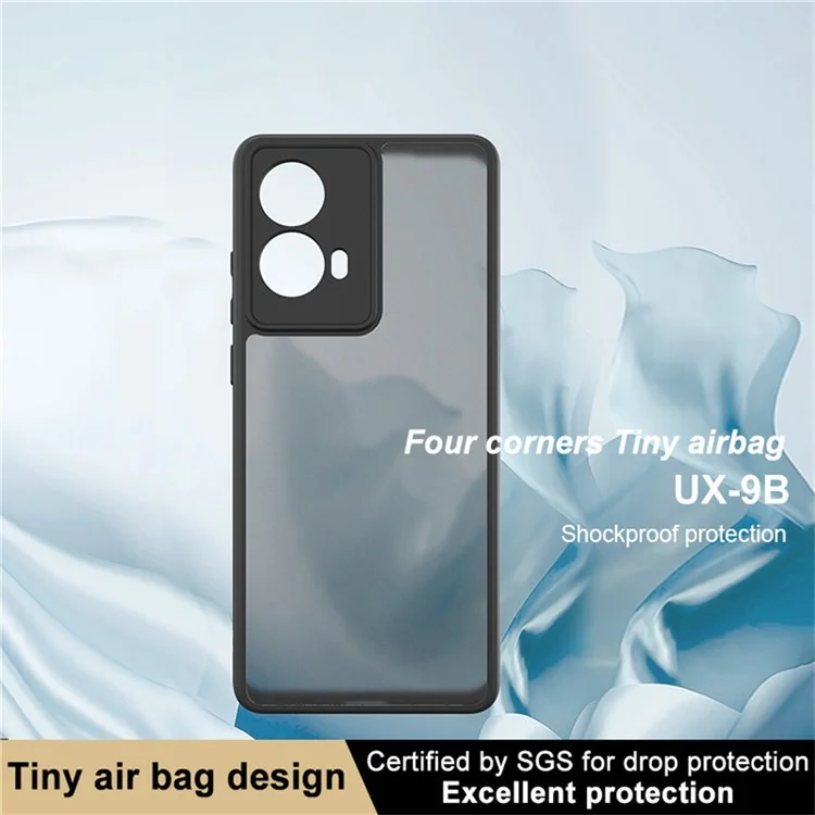 Serie IMAK UX-9B Per Motorola S50 Neo 5G / Moto G85 5G Case Tiny Airbag Pc+copertina Per Telefono Opaco Tpu