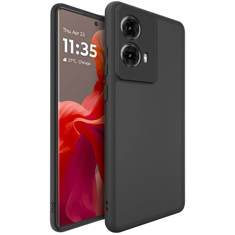 Serie IMAK UX-9B Per Motorola S50 Neo 5G / Moto G85 5G Case Tiny Airbag Pc+copertina Per Telefono Opaco Tpu
