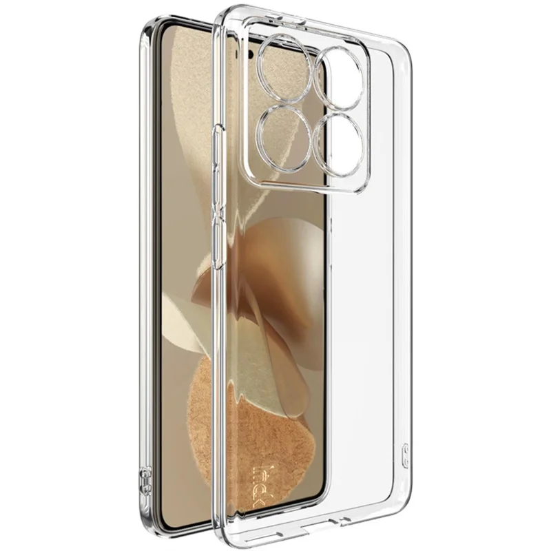 Funda IMAK UX-5 Series para Xiaomi 14T Pro, funda de TPU transparente ultra delgada para teléfono