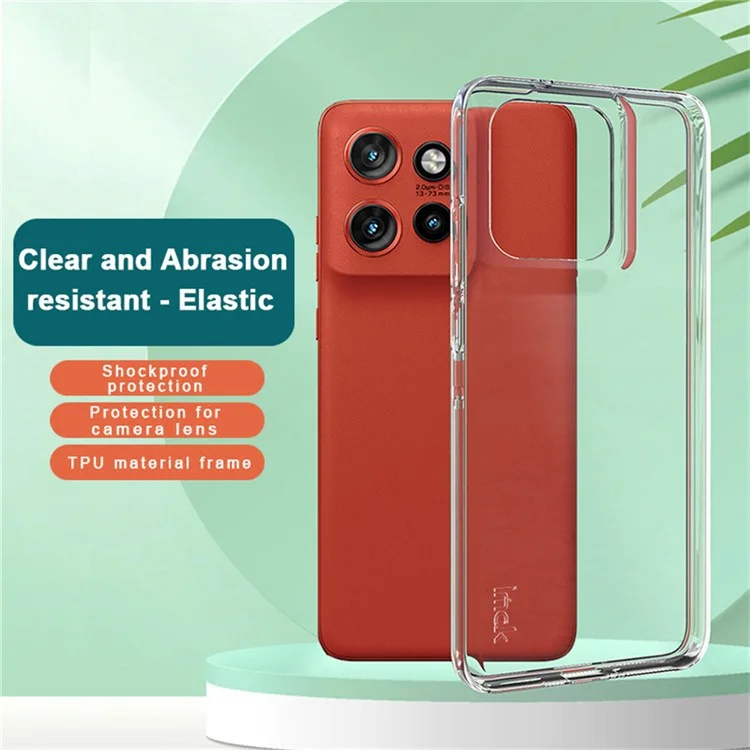 Funda protectora IMAK UX-5 Series para Motorola Thinkphone 25 5G / Edge 50 Neo 5G / Moto S50 5G, cubierta de teléfono suave de TPU transparente.