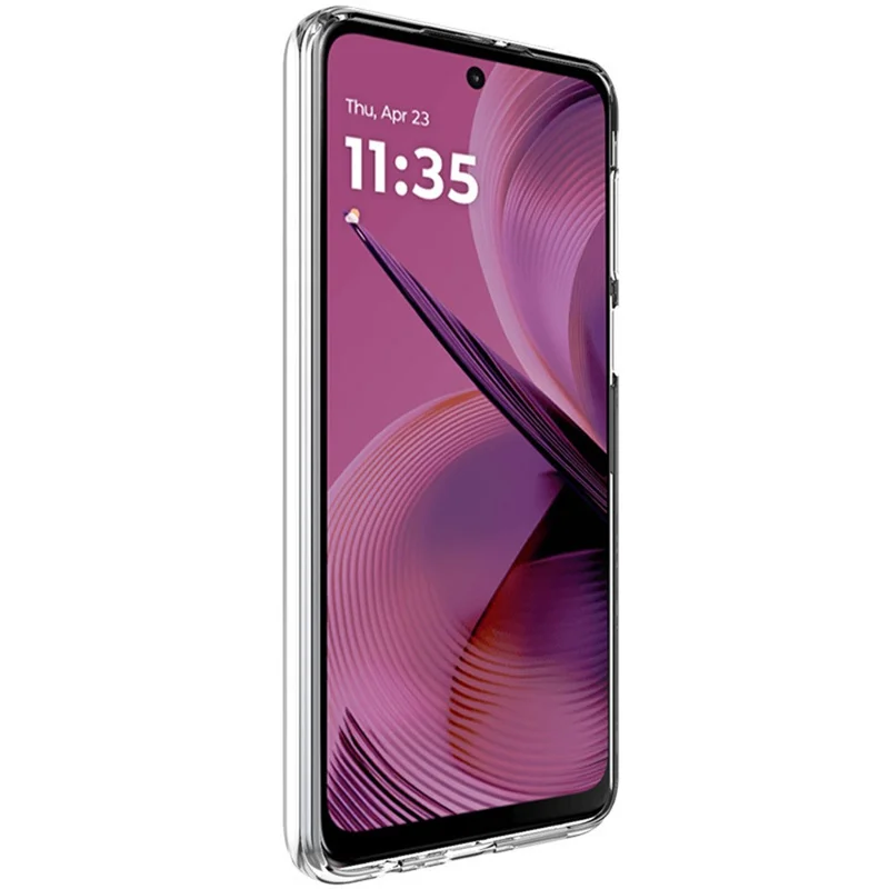 IMAK UX-5 Series For Motorola Moto G55 5G Case Protective Soft TPU Phone Cover - Transparent