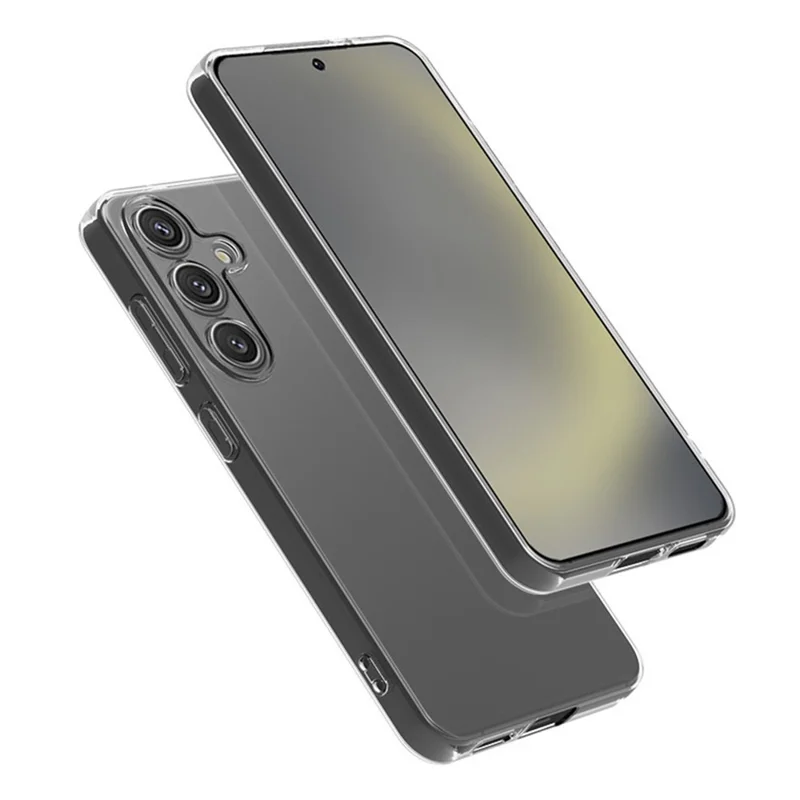 For Samsung Galaxy S25+ Case Ultra-Thin Flexible TPU Clear Phone Cover