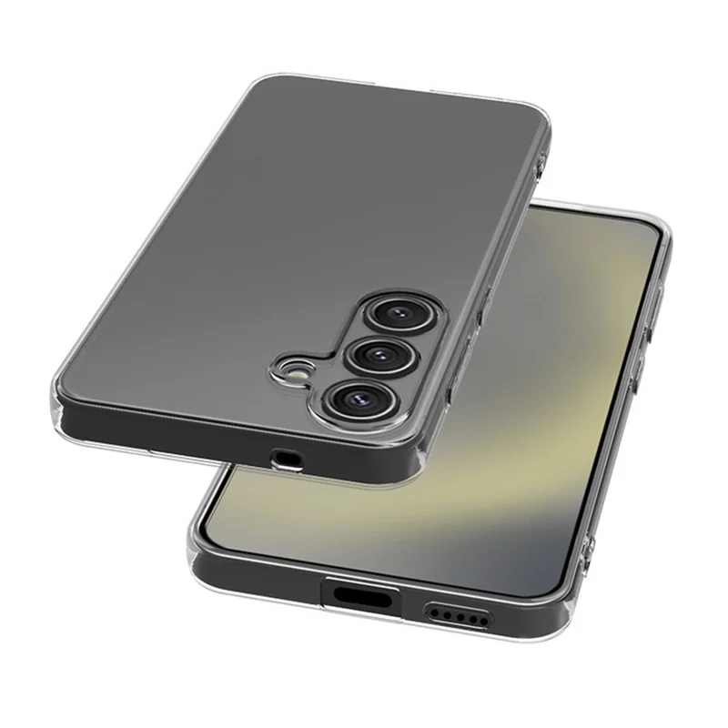 For Samsung Galaxy S25+ Case Ultra-Thin Flexible TPU Clear Phone Cover