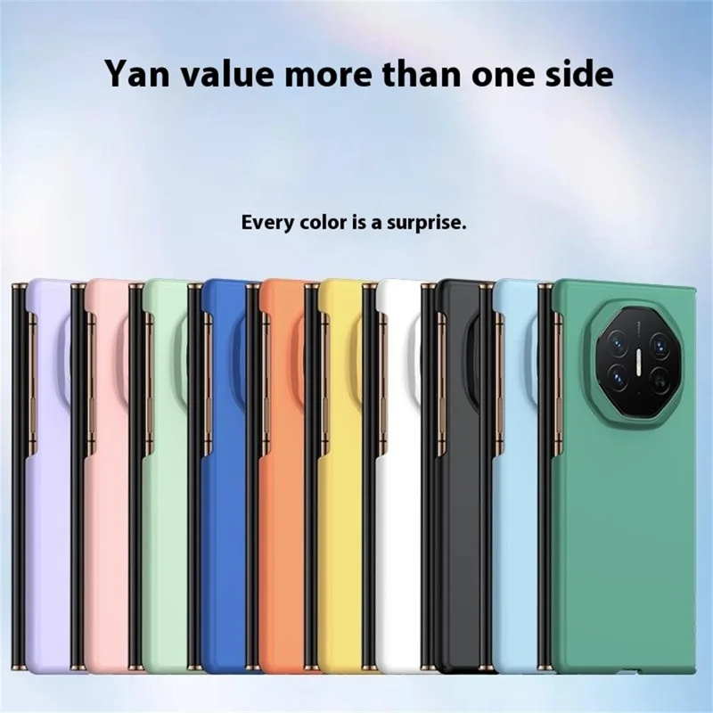 For Huawei Mate XT Ultimate Case Skin Feeling Hard PC Phone Cover - Orange