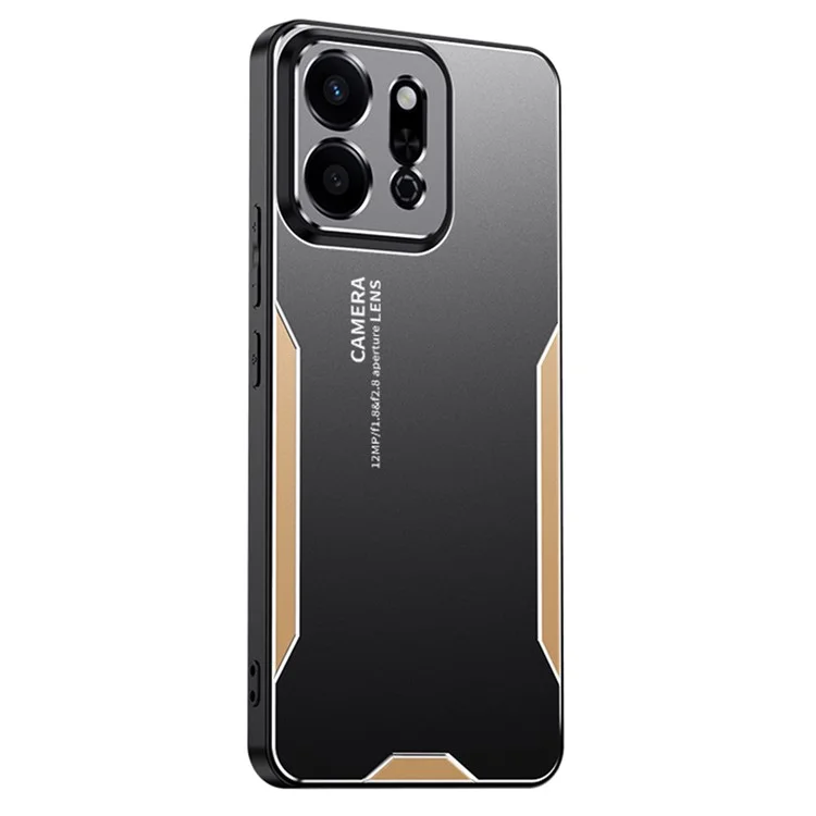 For Honor Play 9T Phone Case Aluminium Alloy TPU PC Back Cover - Gold