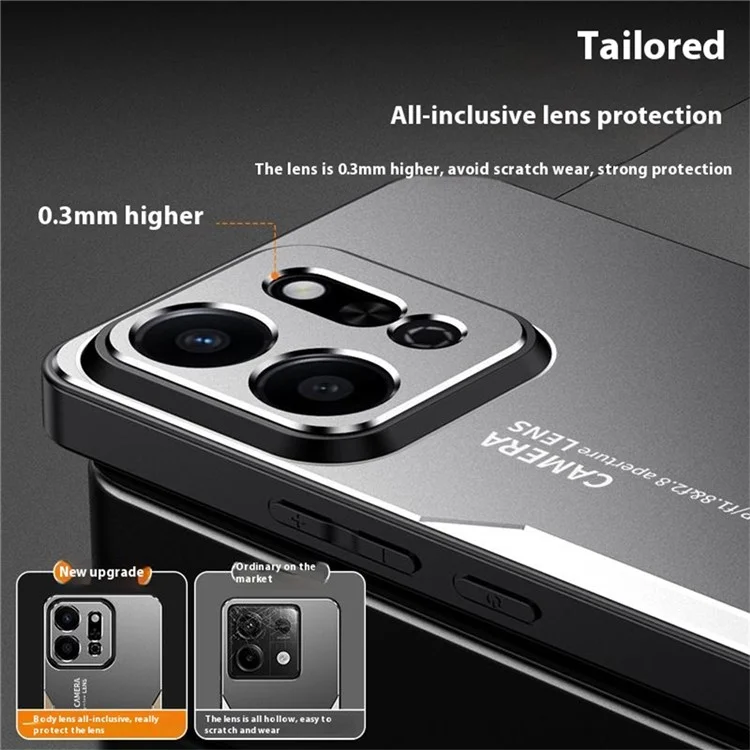 For Honor Play 9T Phone Case Aluminium Alloy TPU PC Back Cover - Gold