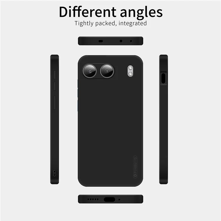 PINWUYO JK Touching Series Per OnePlus Nord 4 Case Silky Touch Soft TPU Cover Posteriore del Telefono - Blu Navy