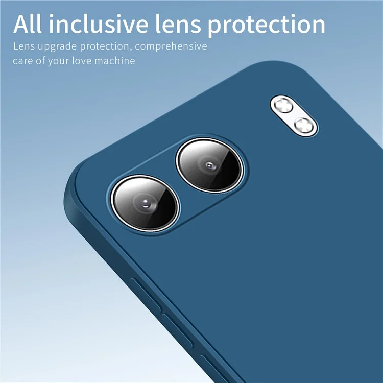 PINWUYO JK Touching Series Per OnePlus Nord 4 Case Silky Touch Soft TPU Cover Posteriore del Telefono - Blu Navy
