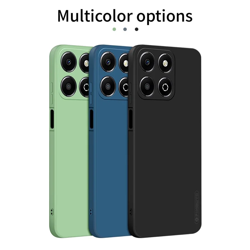 Pinwuyo JK Touching Series For Honor X6b 4G Case Silky Touch TPU Soft Tpu Tapa Trasera - Azul Marino