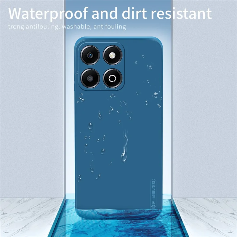 Pinwuyo JK Touching Series For Honor X6b 4G Case Silky Touch TPU Soft Tpu Tapa Trasera - Azul Marino