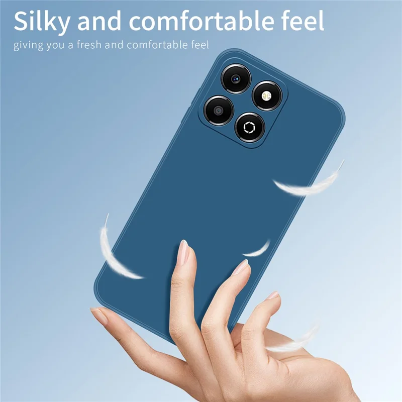 Pinwuyo JK Touching Series For Honor X6b 4G Case Silky Touch TPU Soft Tpu Tapa Trasera - Azul Marino