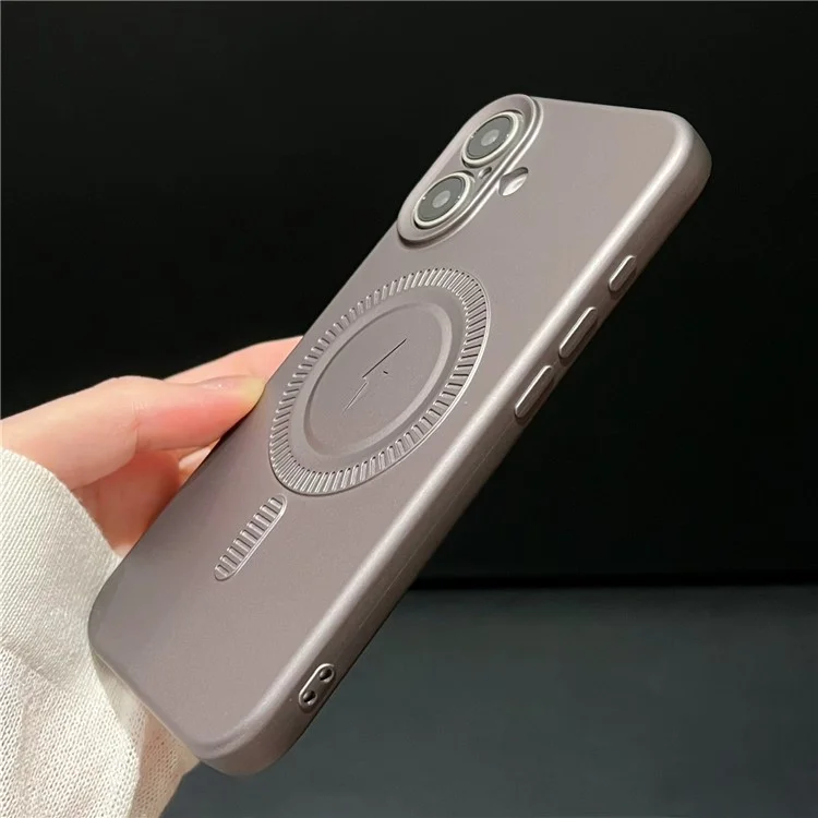 Per Iphone 16 Plus Case Compatibile Con MagSafe Shell di Telefono Tpu Antidrop MagSafe - Grigio