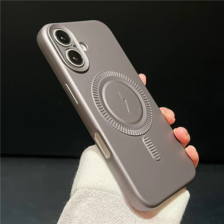 Per Iphone 16 Plus Case Compatibile Con MagSafe Shell di Telefono Tpu Antidrop MagSafe - Grigio