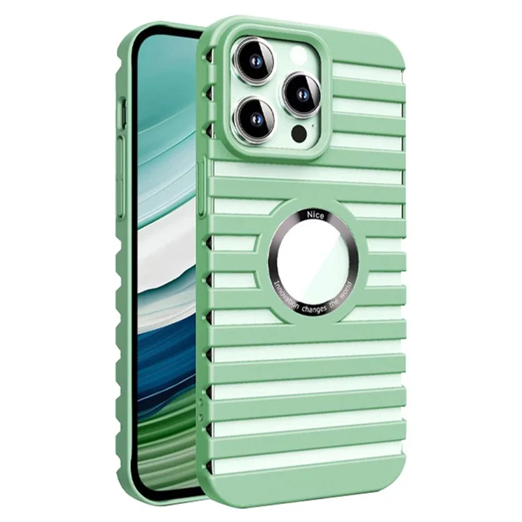 Для Iphone 16 Pro Case, Совместимый с Крышкой Magsafe Heat Dissipation Droppation Probry Phone - Зеленый