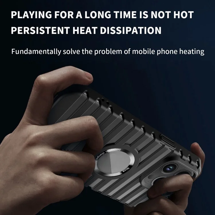 Для Iphone 16 Pro Case, Совместимый с Крышкой Magsafe Heat Dissipation Droppation Probry Phone - Зеленый
