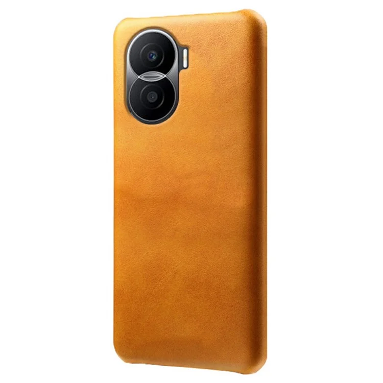 Per Onore X40i 5g Slim Shock-shock Cover Texture Polpaccio PU in Pelle Rivestita Con pc Duro Anti-scratch - Arancia
