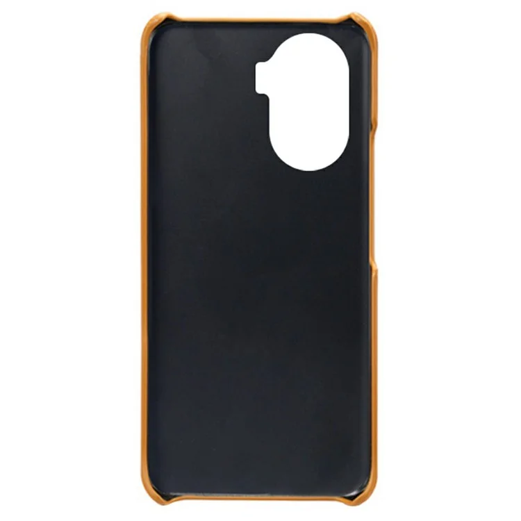 Per Onore X40i 5g Slim Shock-shock Cover Texture Polpaccio PU in Pelle Rivestita Con pc Duro Anti-scratch - Arancia