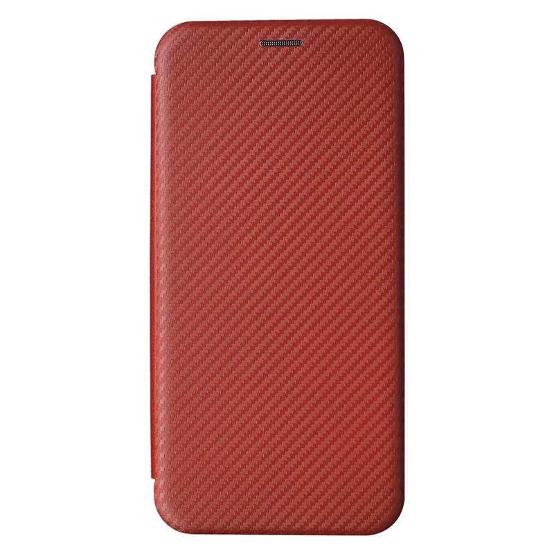 Per Realme 13 Pro 5G / 13 Pro+ 5g Case di Texture in Fibra di Carbonio Copertina di Telefono in Pelle PU - Marrone