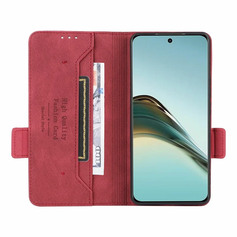 Для Realme 13 Pro 5g / 13 Pro+ 5g Case Cemine Wallet Flip Phone Cope с Аппаратным Декором - Роза