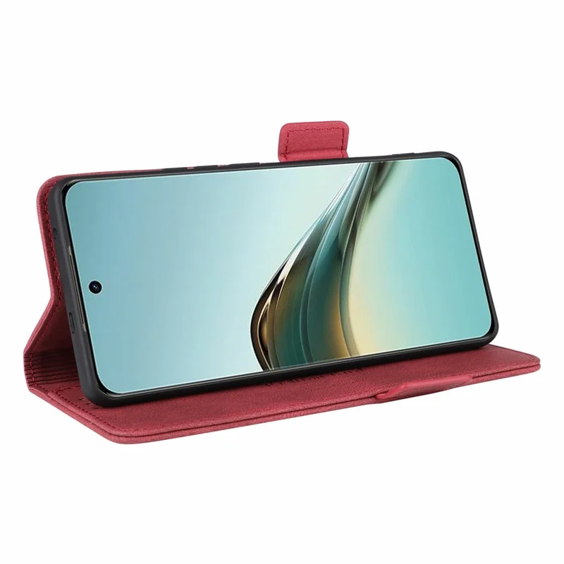 Для Realme 13 Pro 5g / 13 Pro+ 5g Case Cemine Wallet Flip Phone Cope с Аппаратным Декором - Роза