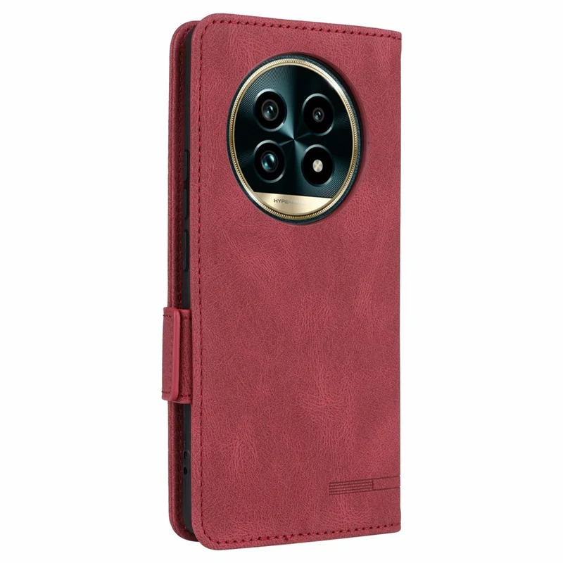 Для Realme 13 Pro 5g / 13 Pro+ 5g Case Cemine Wallet Flip Phone Cope с Аппаратным Декором - Роза